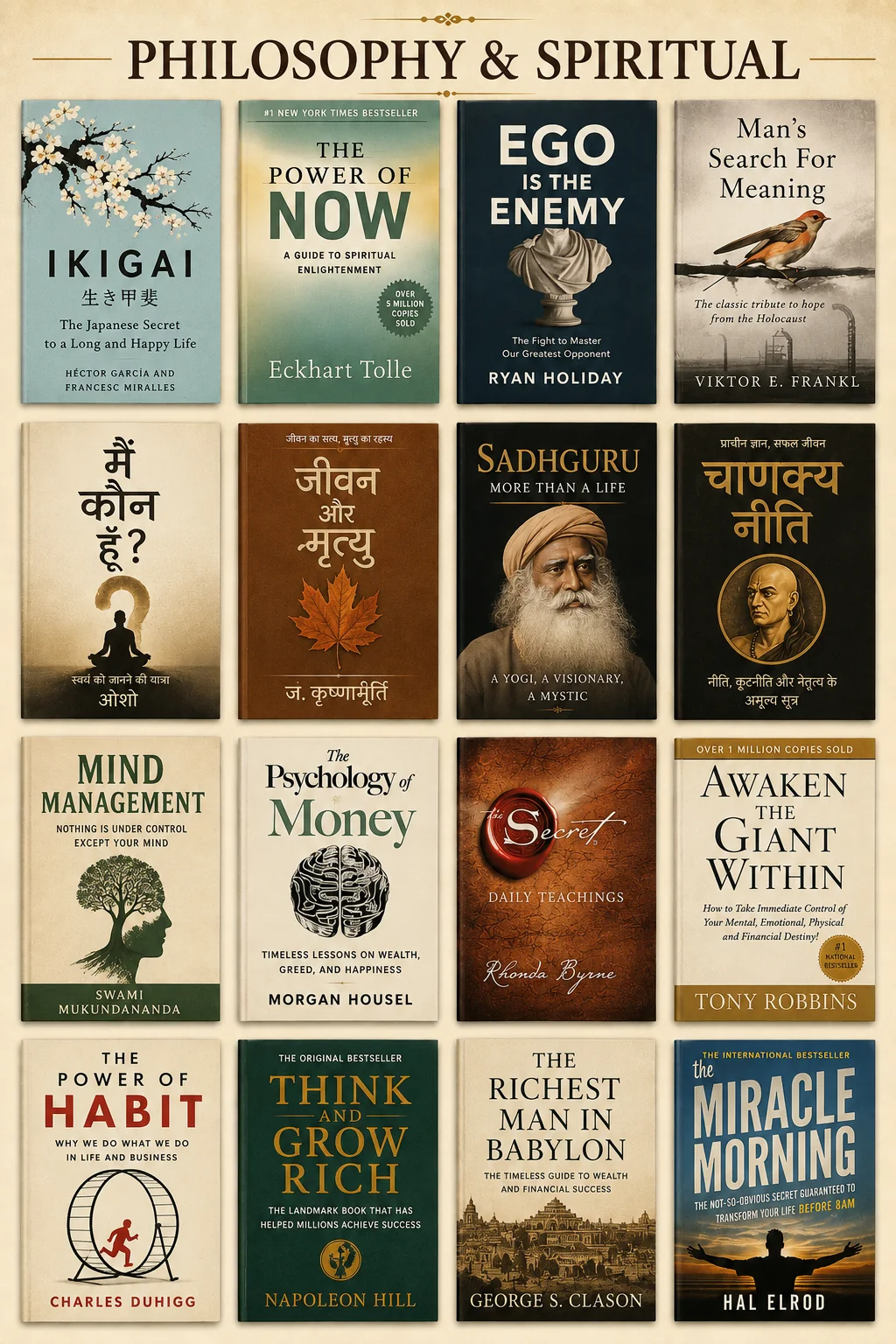 Philosophy & Spiritual Books Collection