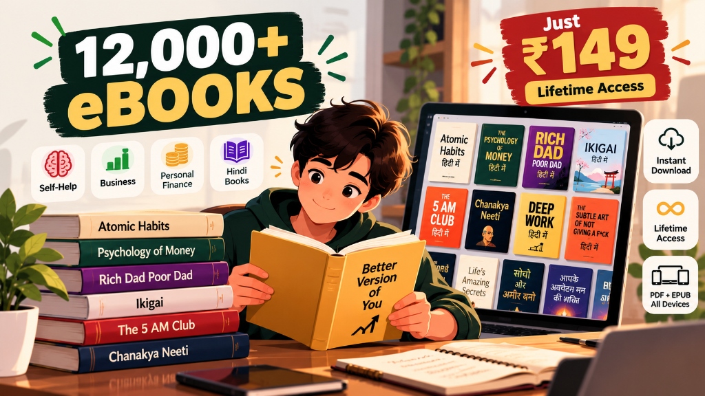 Best eBook Bundle in India 2026 - 12000+ Books