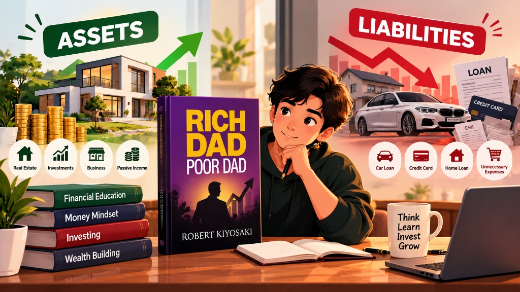 Rich Dad Poor Dad Summary in Hindi – Assets vs Liabilities