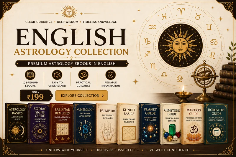 English Astrology Books Collection