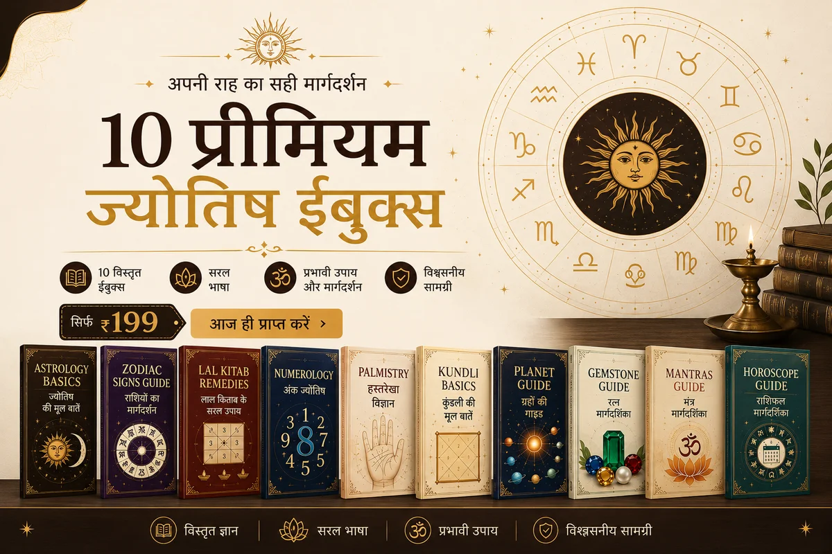 Collection of the best vedic astrology books in Hindi and English
